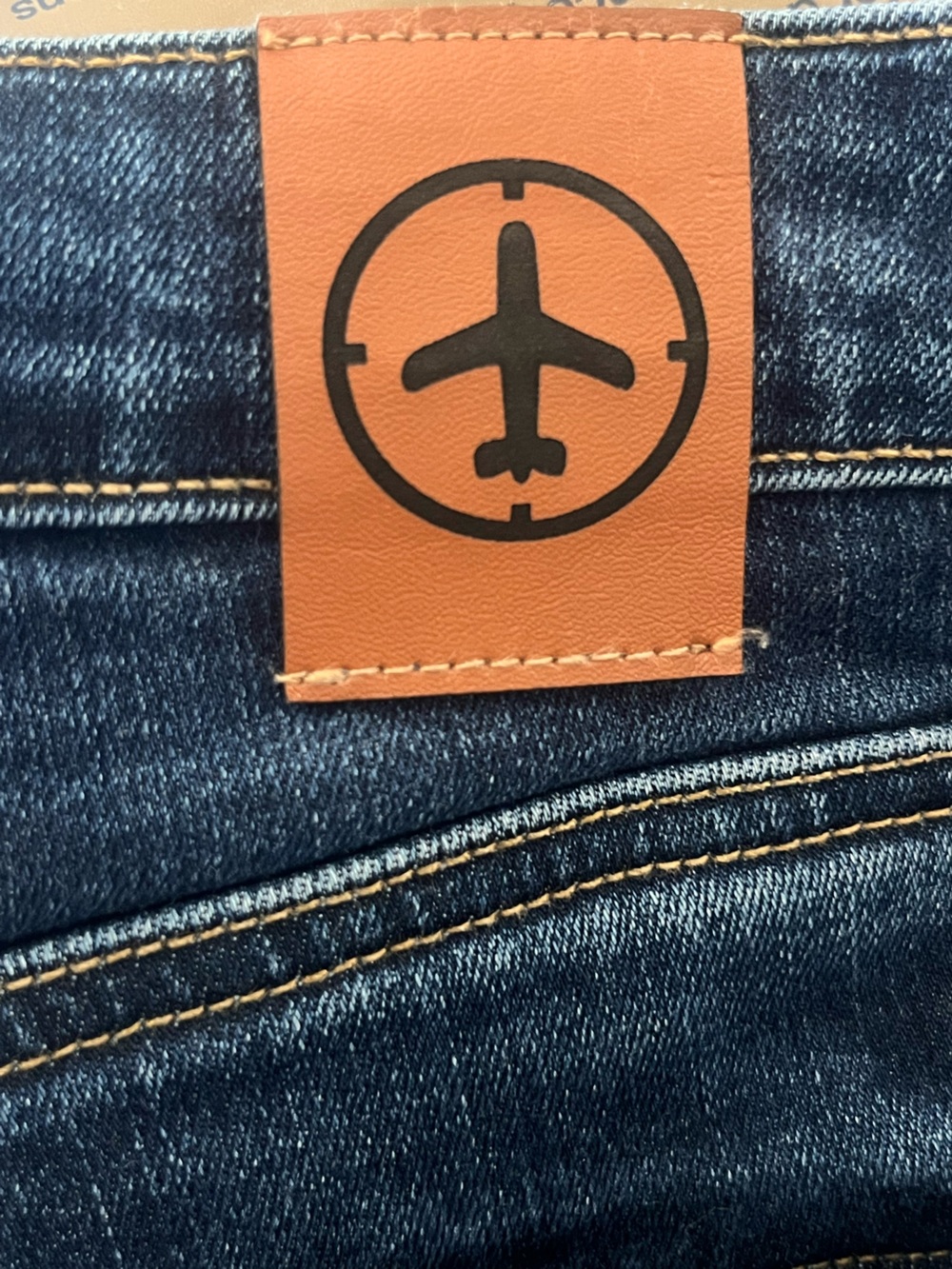 Aviator Best Travel Jeans Women’s Slim Straight Classic Indigo Size 26 Denim - Picture 9 of 16